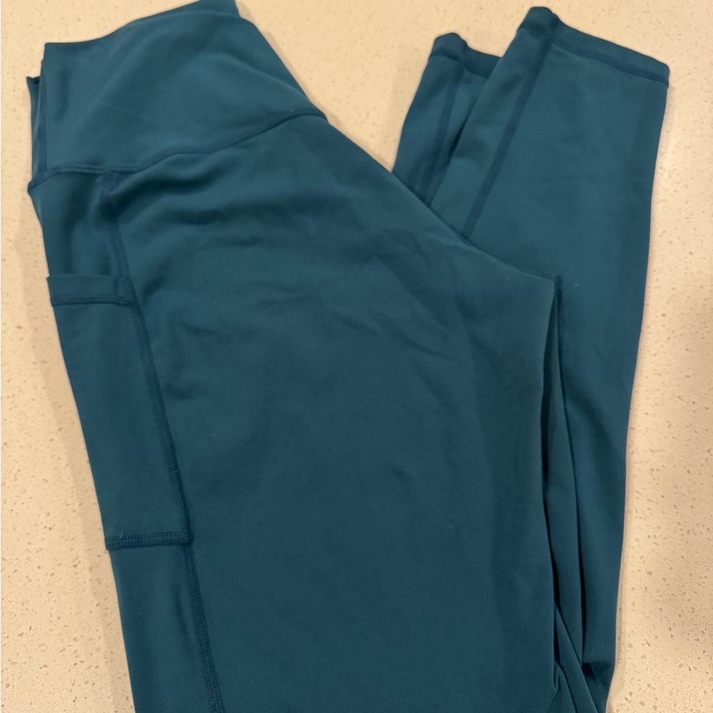 Stylish Teal Women's Leggings 7/8